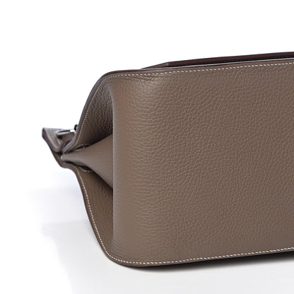 Hermes Taurillon Clemence Jypsiere 31 Etoupe 8 of 10