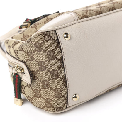 Gucci Monogram Small Princy Satchel Off White 5 of 13