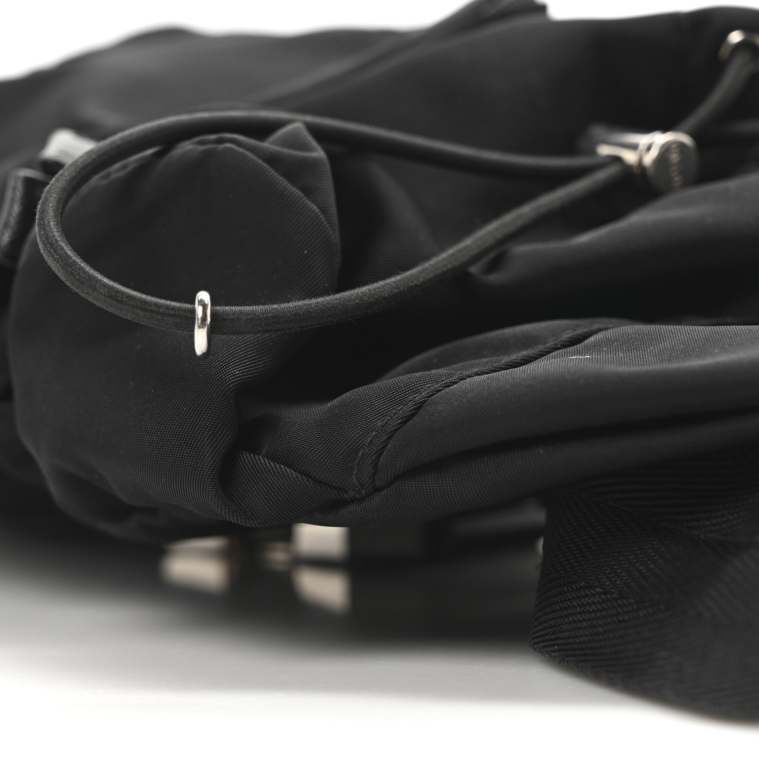 Prada Nylon Metal Triple Pocket Belt Bag Black 10 of 10