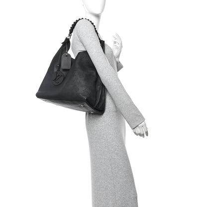 Louis Vuitton Mahina Carmel Hobo Black 2 of 9