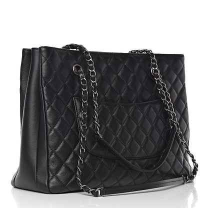 Chanel Caviar Quilted Urban Companion Shopping Tote Black 3 of 11