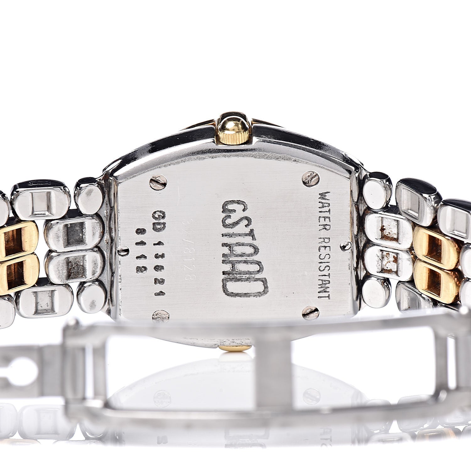 Chopard Stainless Steel 18K Yellow Gold Diamond 23mm Gstaad Quartz Watch 6 of 6
