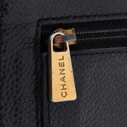 Chanel Caviar Timeless CC Compact Wallet Black 9 of 18