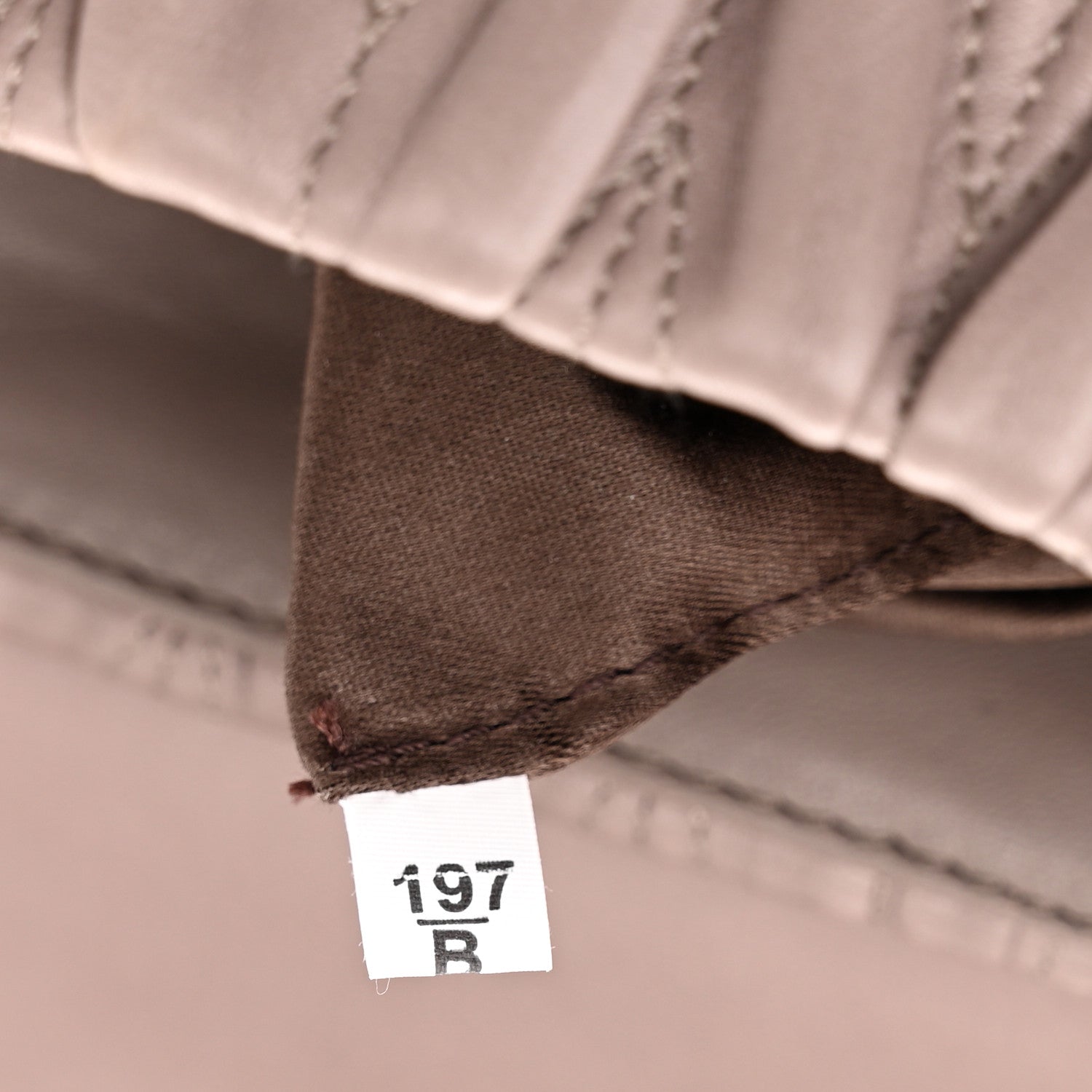 Miu Miu Nappa Matelasse Top Handle Tote Pomice 7 of 10