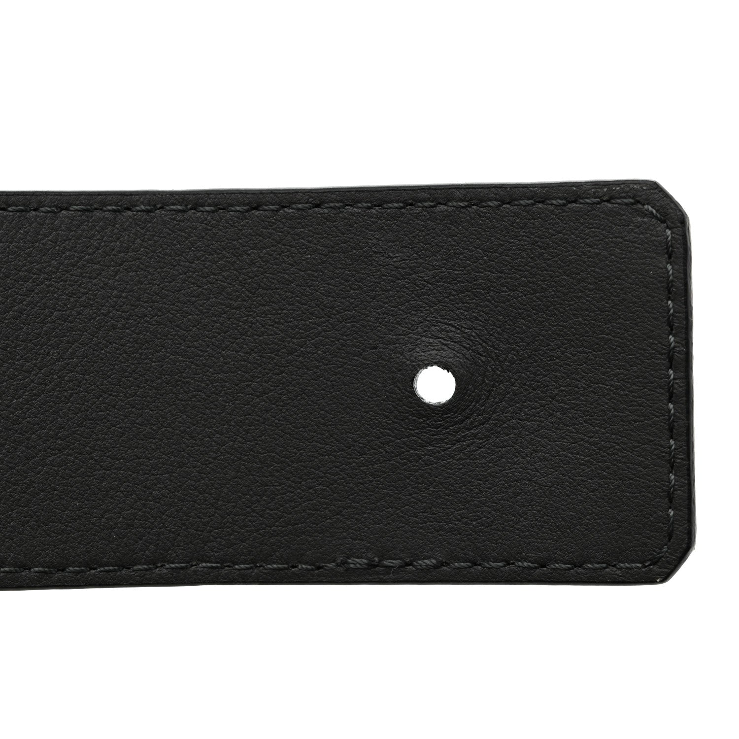 Louis Vuitton Calfskin 40mm Damier LV Initiales Reversible Belt 95 38 Gray Black 4 of 8