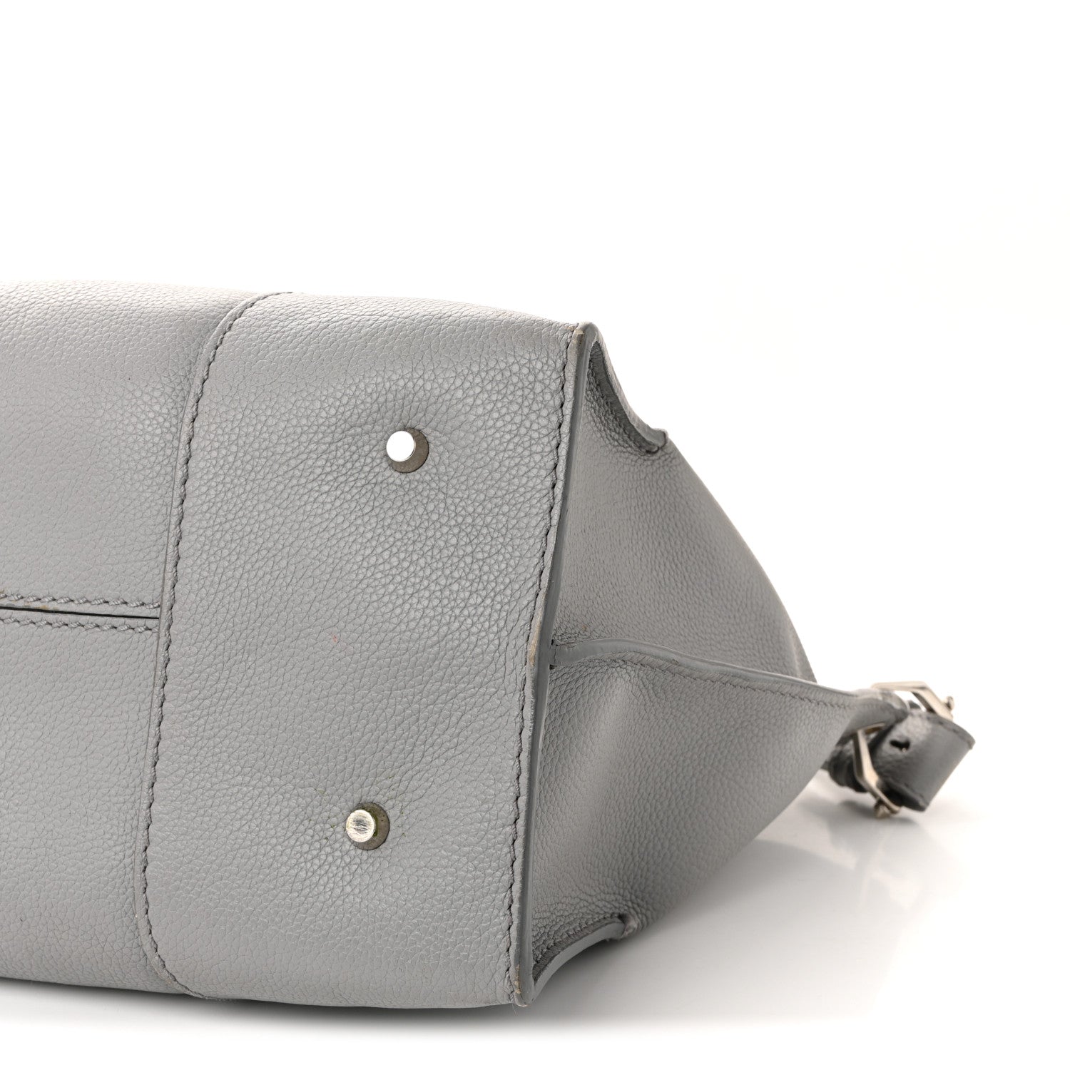 Alexander McQueen Grained Calfskin Medium Legend Satchel Grey Melange 9 of 9