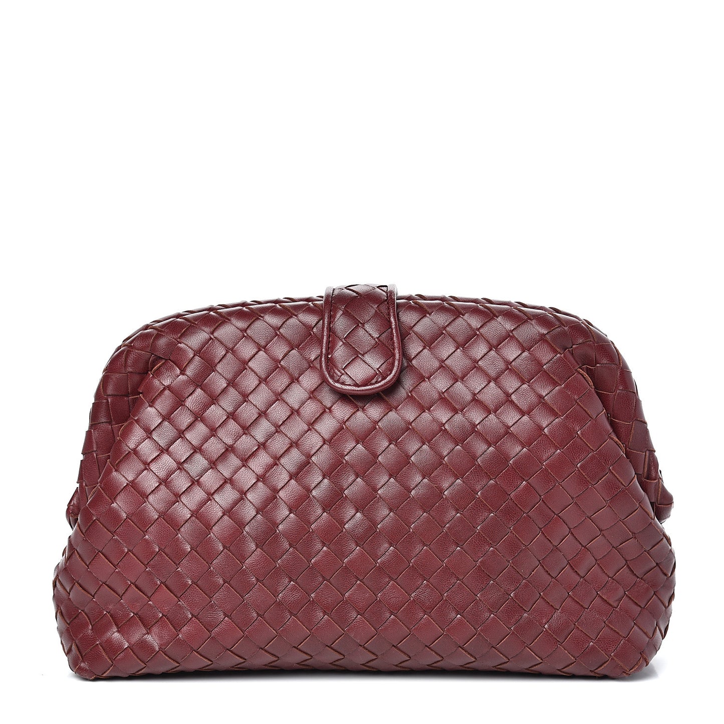 Nappa Intrecciato The Lauren 1980 Clutch Gigolo Red