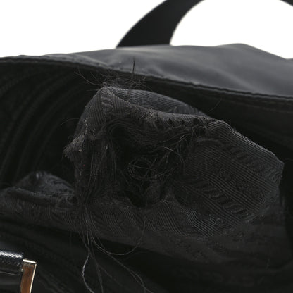 Prada Tessuto Nylon Flat Messenger Bag Black 12 of 12