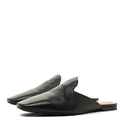 Hermes Calfskin Tangeria Mules 38 Black 3 of 10