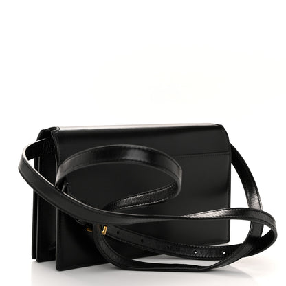 Saint Laurent Smooth Calfskin Monogram Crossbody Bag Black 3 of 10