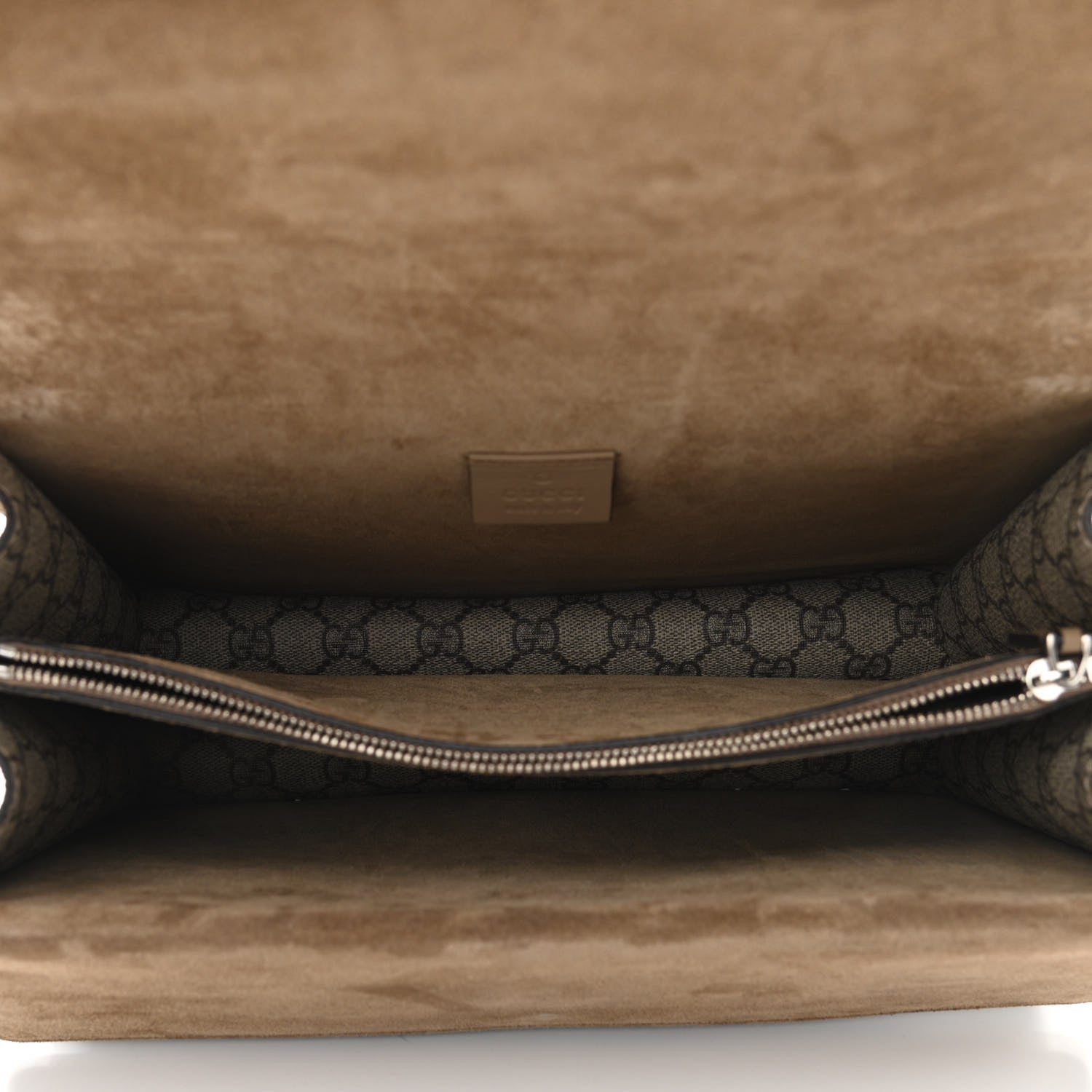Gucci GG Supreme Monogram Medium Dionysus Shoulder Bag Taupe 4 of 11