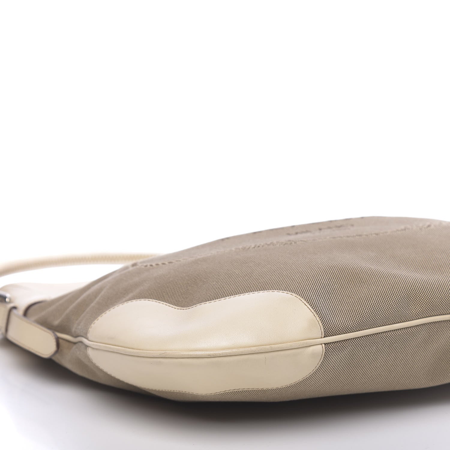 Prada Jacquard Logo Shoulder Bag Corda Cera 8 of 10