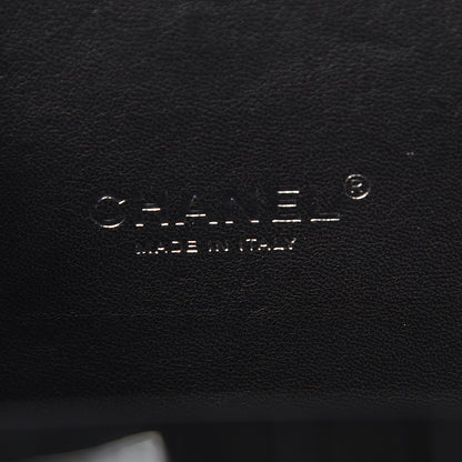 Chanel Plexiglass Compact Box Clutch Black Ivory 6 of 11