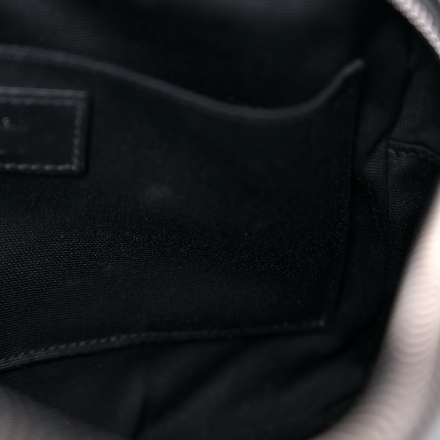 Calfskin Matelasse Monogram Lou Camera Bag Grey Kaki