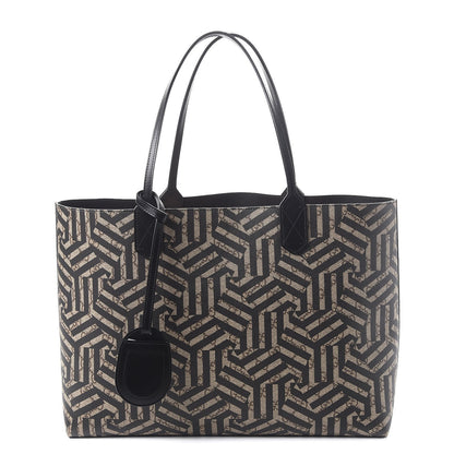 Gucci Calfskin GG Supreme Monogram Caleido Large Reversible Tote Black 1 of 15