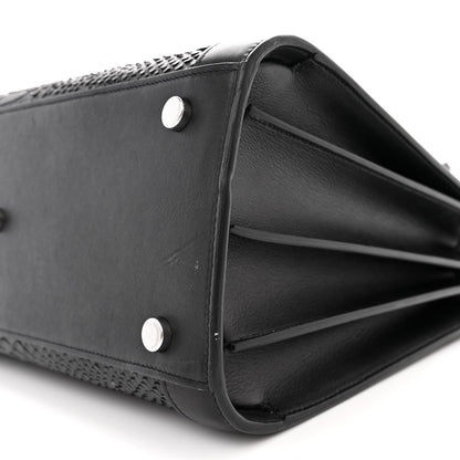 Saint Laurent Python Calfskin Embossed Small Sac de Jour Black 10 of 17