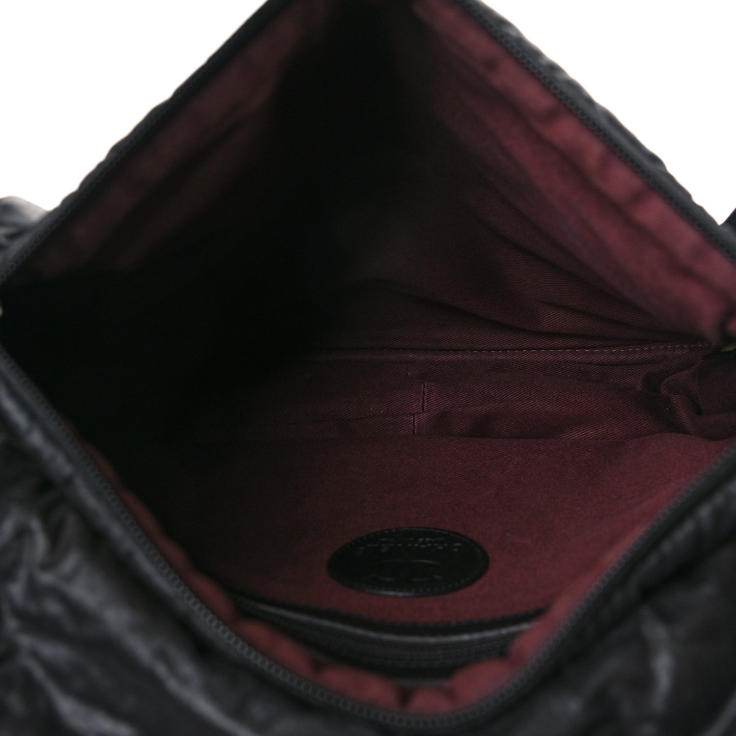 Nylon Quilted Coco Cocoon Messenger Black