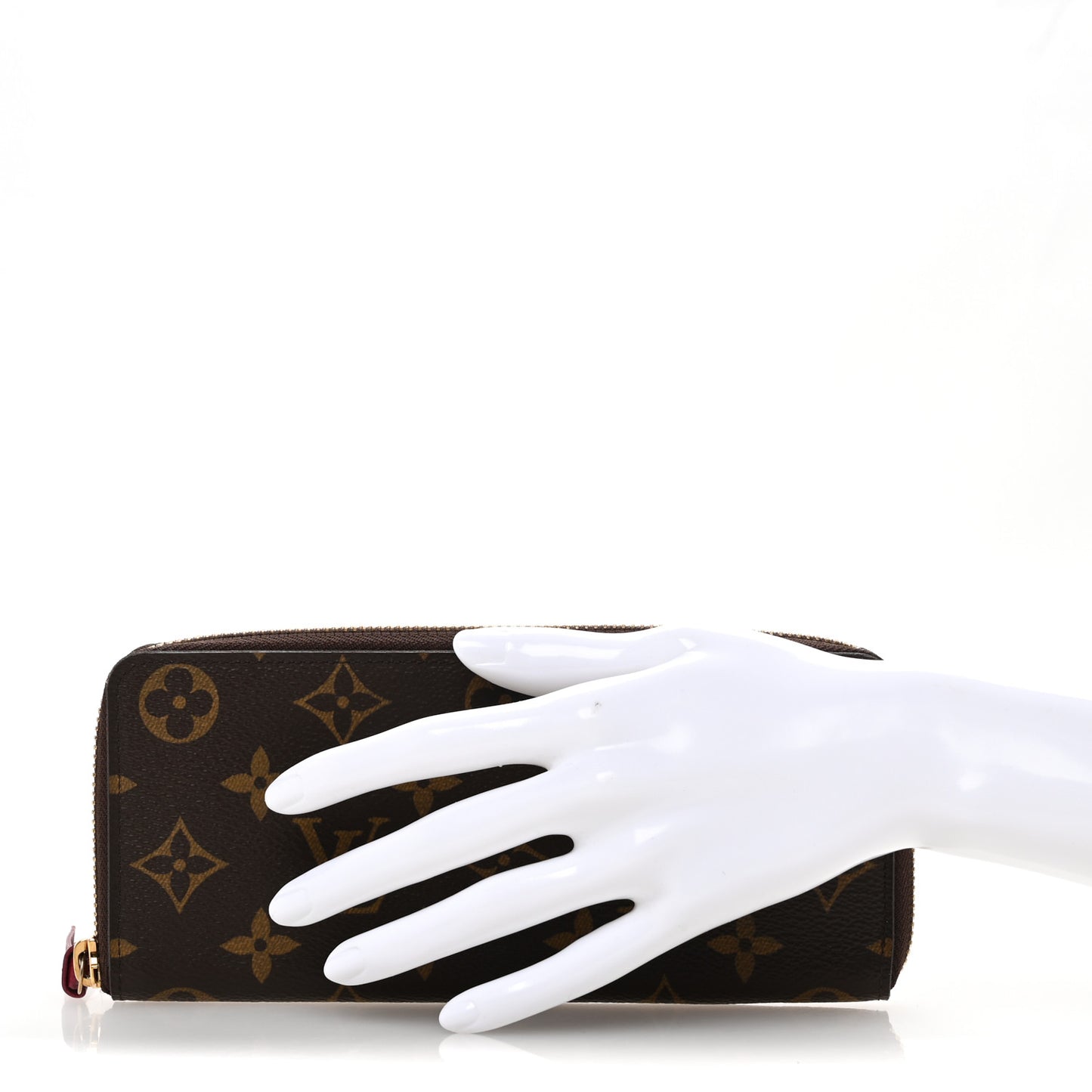 Monogram Clemence Wallet Fuchsia