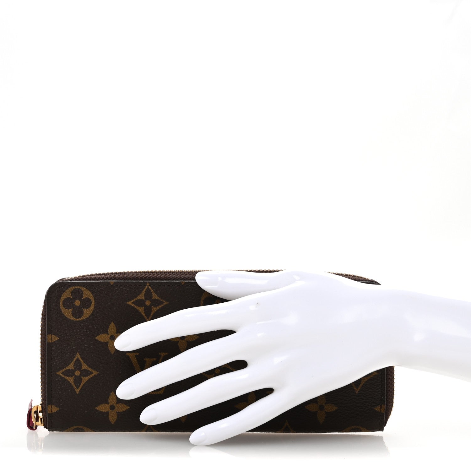 Louis Vuitton Monogram Clemence Wallet Fuchsia 2 of 9