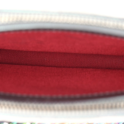 Chanel Iridescent Lambskin Calfskin Quilted Small Gabrielle Clutch With Chain Light Purple 4 of 9