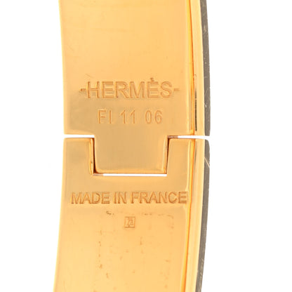 Hermes Enamel Narrow Clic Clac H Bracelet PM White 4 of 6