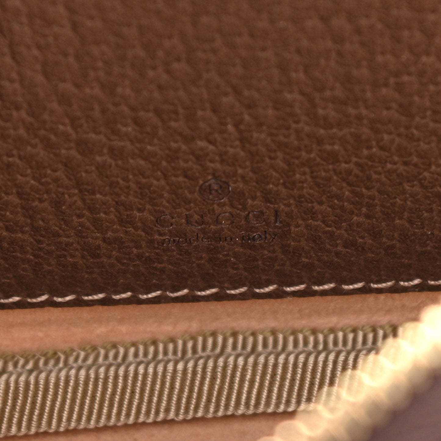 GG Supreme Monogram Ophidia Belted iPhone Case 75 30 Dark Brown