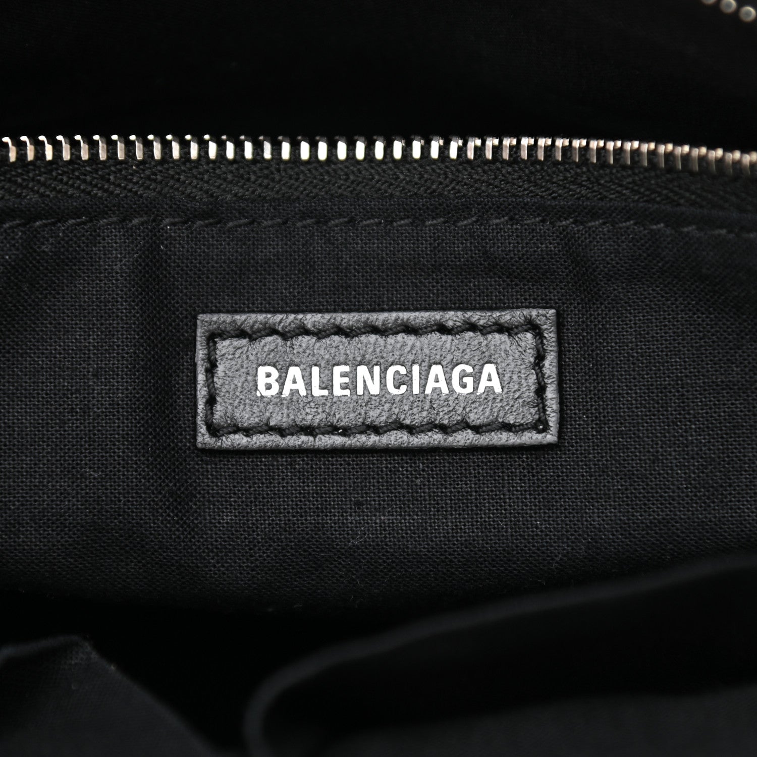 Balenciaga Matte Supple Lambskin Crocodile Embossed Classic Silver Hardware S City White 7 of 16