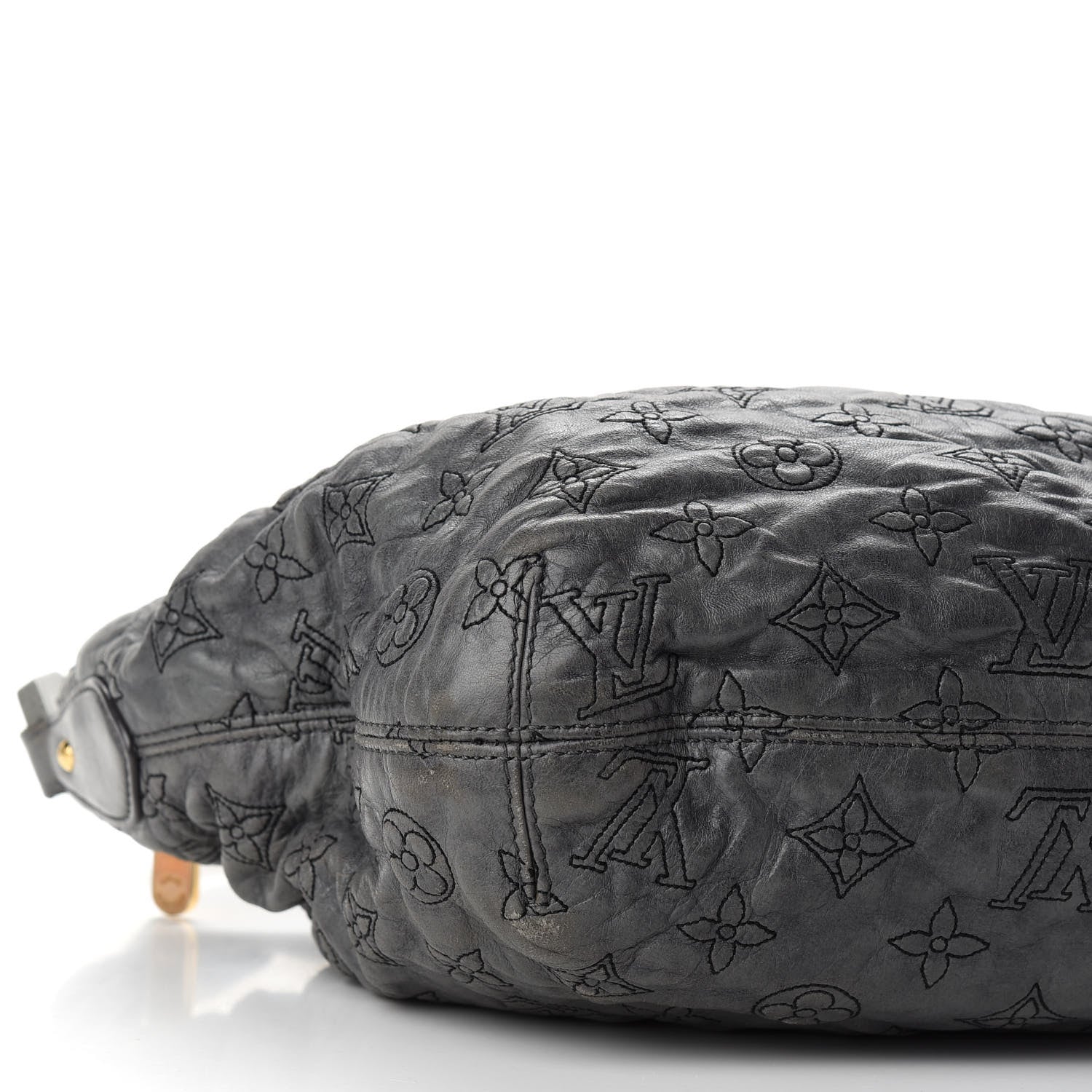 Louis Vuitton Lambskin Olympe Nimbus PM Anthracite 7 of 10