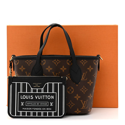 Louis Vuitton Monogram Neverfull Inside Out Bandouliere BB Black 21 of 21