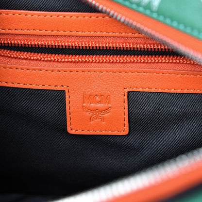 MCM Visetos Reflective Nylon Resnick Small Belt Bag Eden 6 of 10