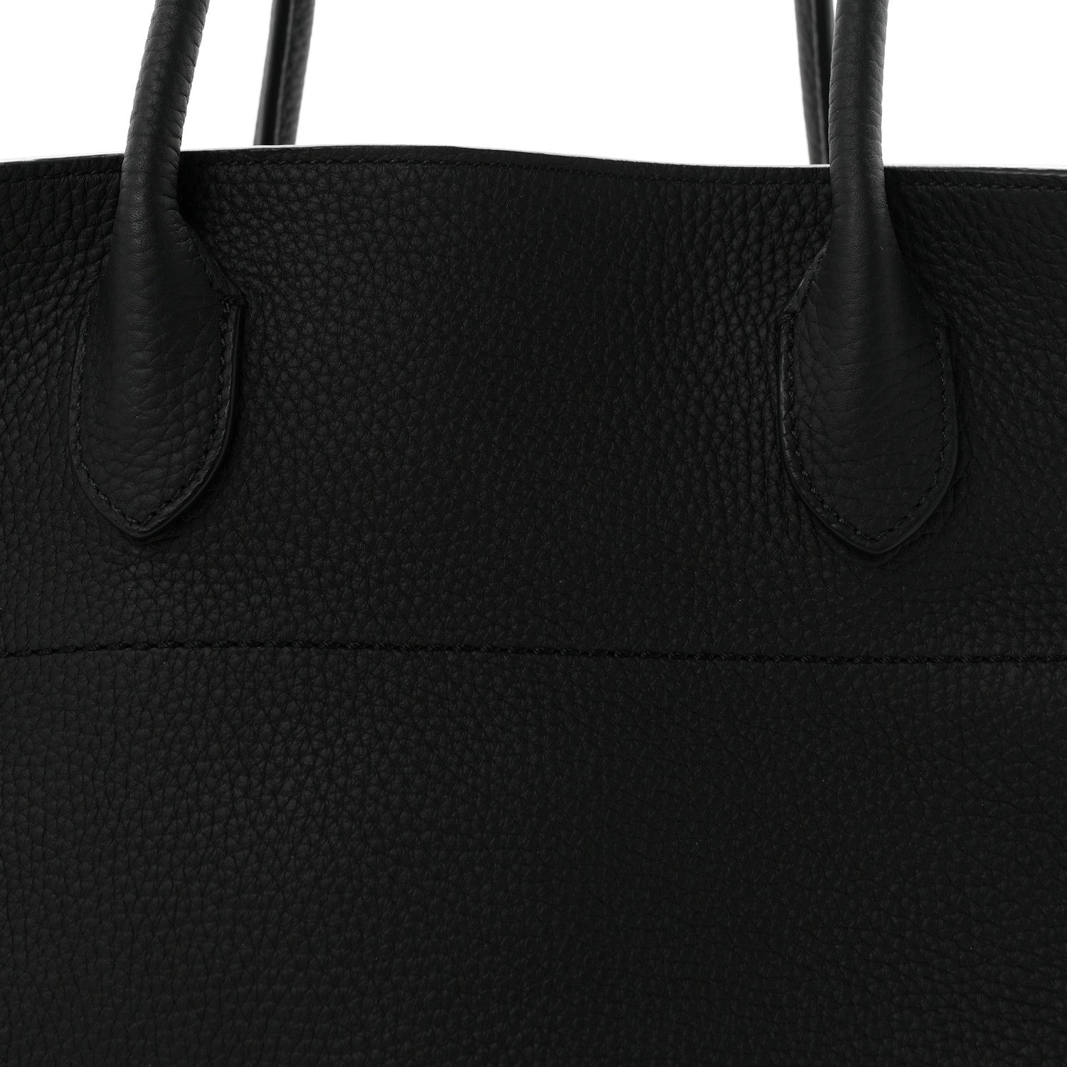 The Row Matte Grained Calfskin Soft Margaux 15 Black 7 of 9