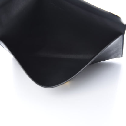 Alexander McQueen Calfskin Skull Envelope Clutch Black 5 of 8