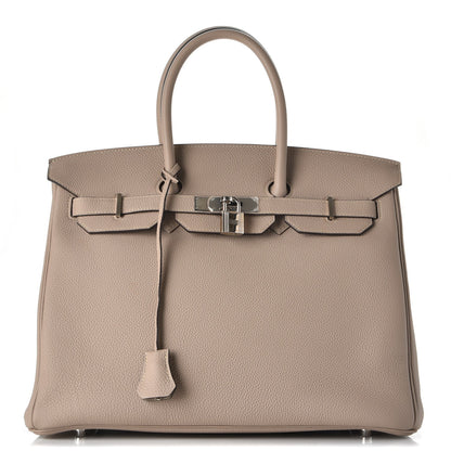 Hermes Togo Birkin 35 Gris Tourterelle 1 of 36