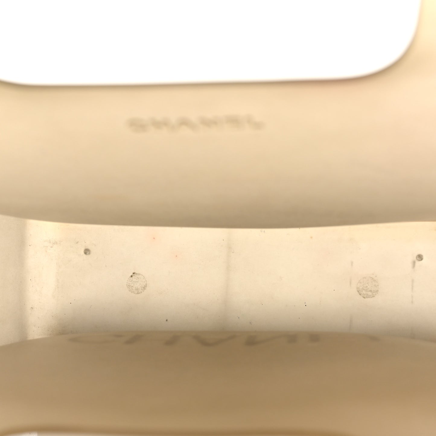 Jelly Rubber Tote Beige