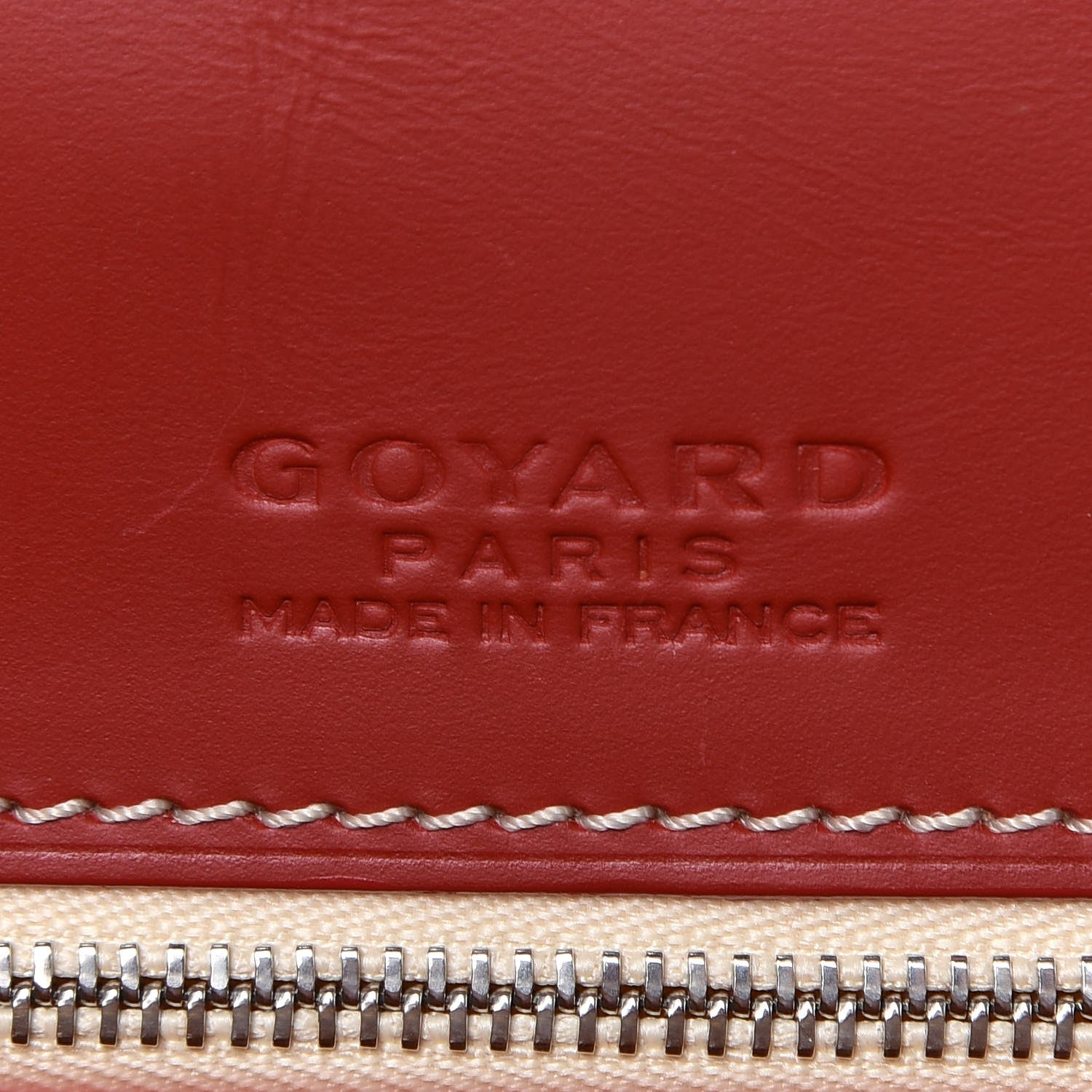 Goyard Goyardine Belvedere MM Messenger Bag Red 6 of 7