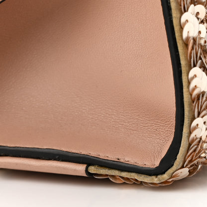 Valentino Garavani Sequin Crystal Embroidered Mini Vsling Top Handle Bag Light Peach Rose Mist 12 of 12