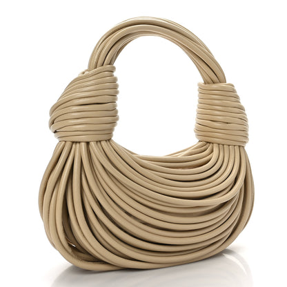 Bottega Veneta Nappa Mini Tubular Double Knot Porridge 3 of 8
