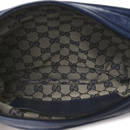 Gucci Piuma Lux Energy Web Monochrome Double G Crossbody Bag Blue Agata 5 of 10