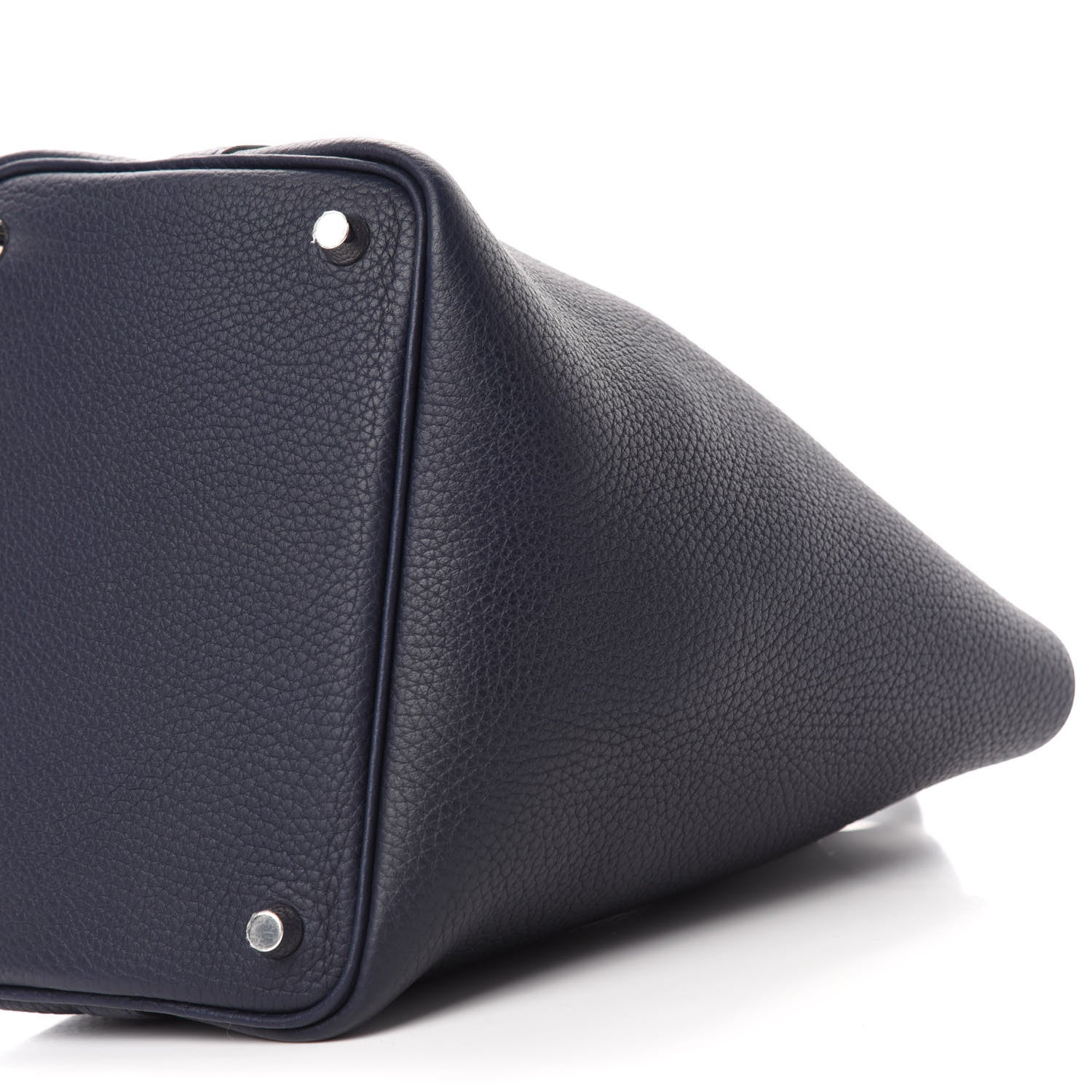 Hermes Taurillon Clemence Picotin Lock 18 PM Bleu Nuit 7 of 13