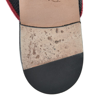 Christian Dior Embroidered Cotton Dioramour Mules 37.5 Black 13 of 16