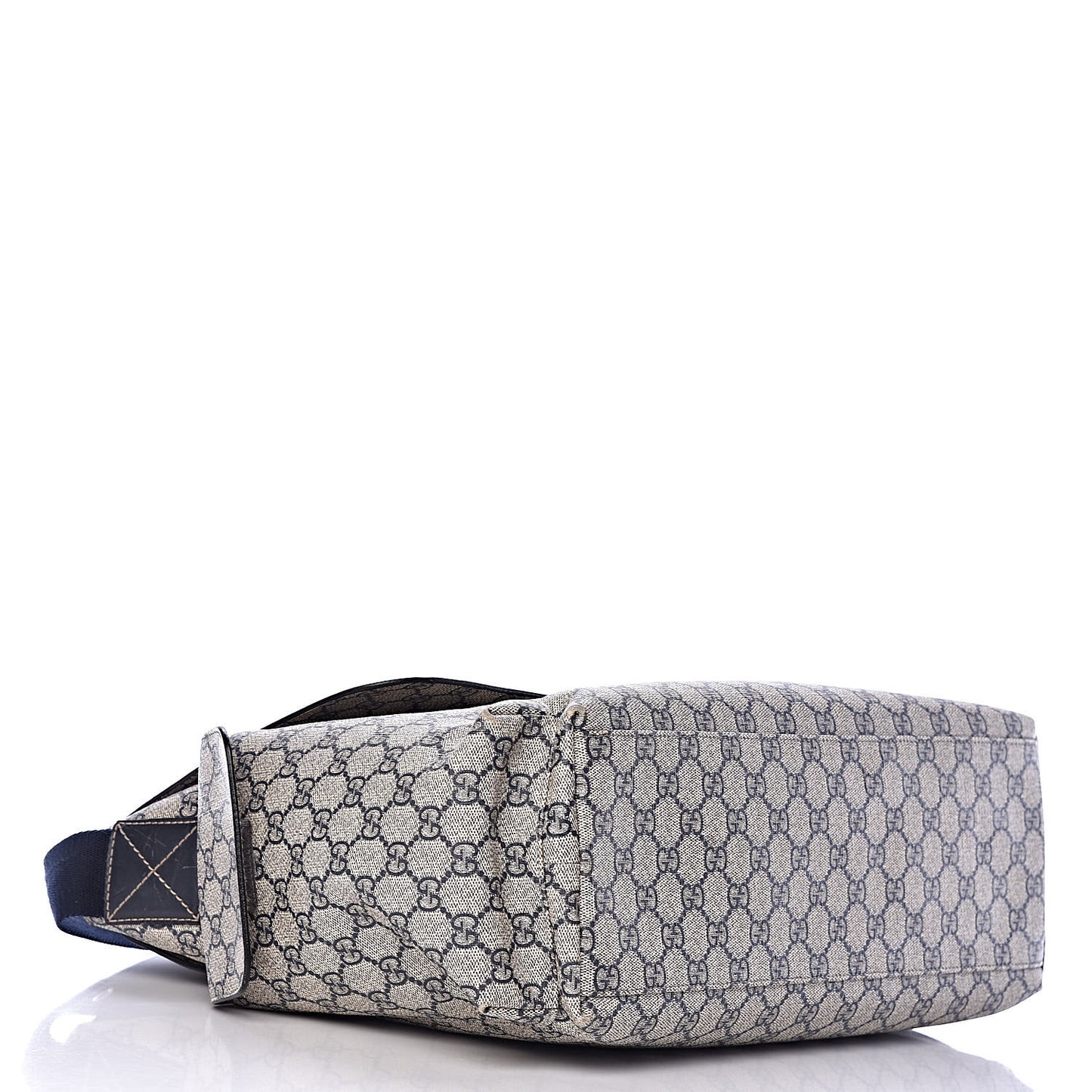 GG Plus Monogram Messenger Diaper Bag Navy