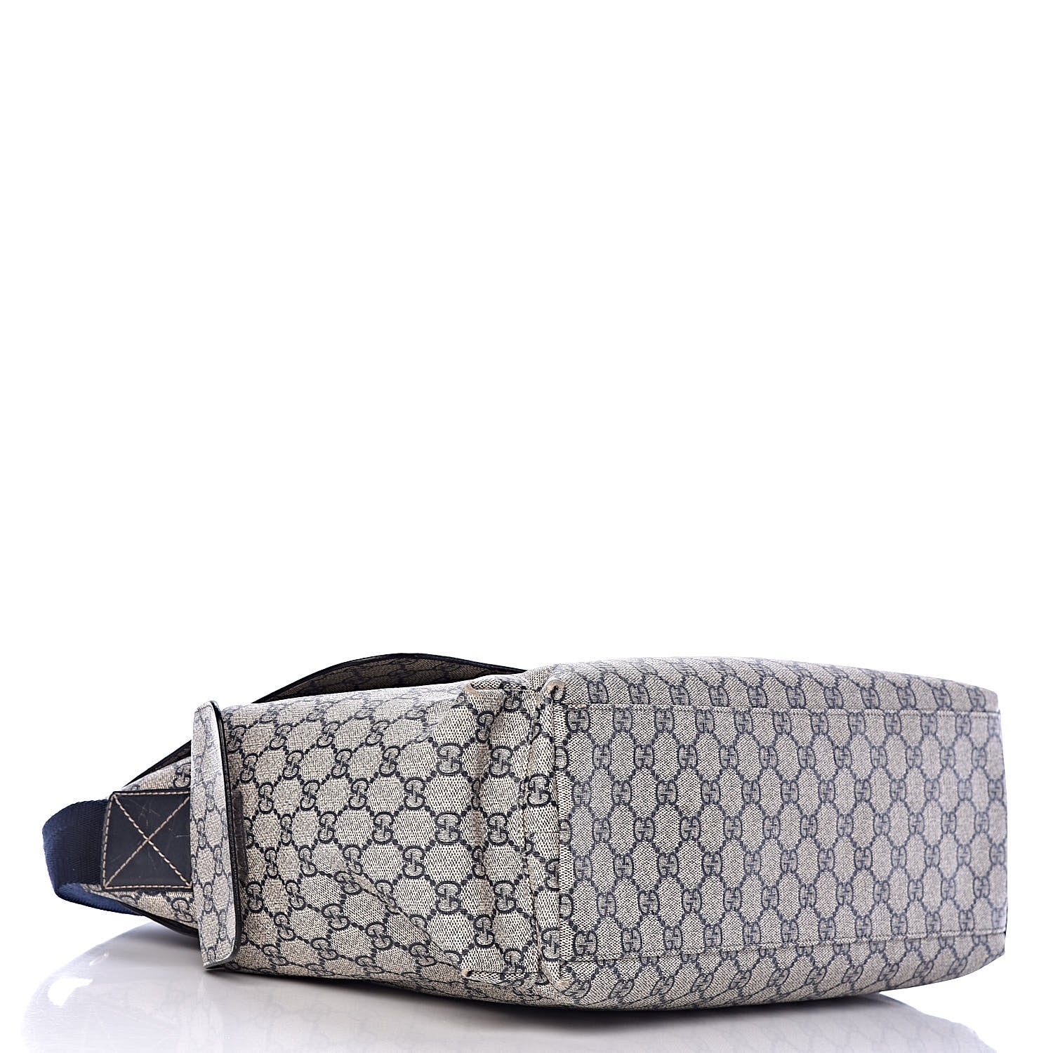 Gucci GG Plus Monogram Messenger Diaper Bag Navy 5 of 13