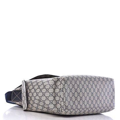 Gucci GG Plus Monogram Messenger Diaper Bag Navy 5 of 13