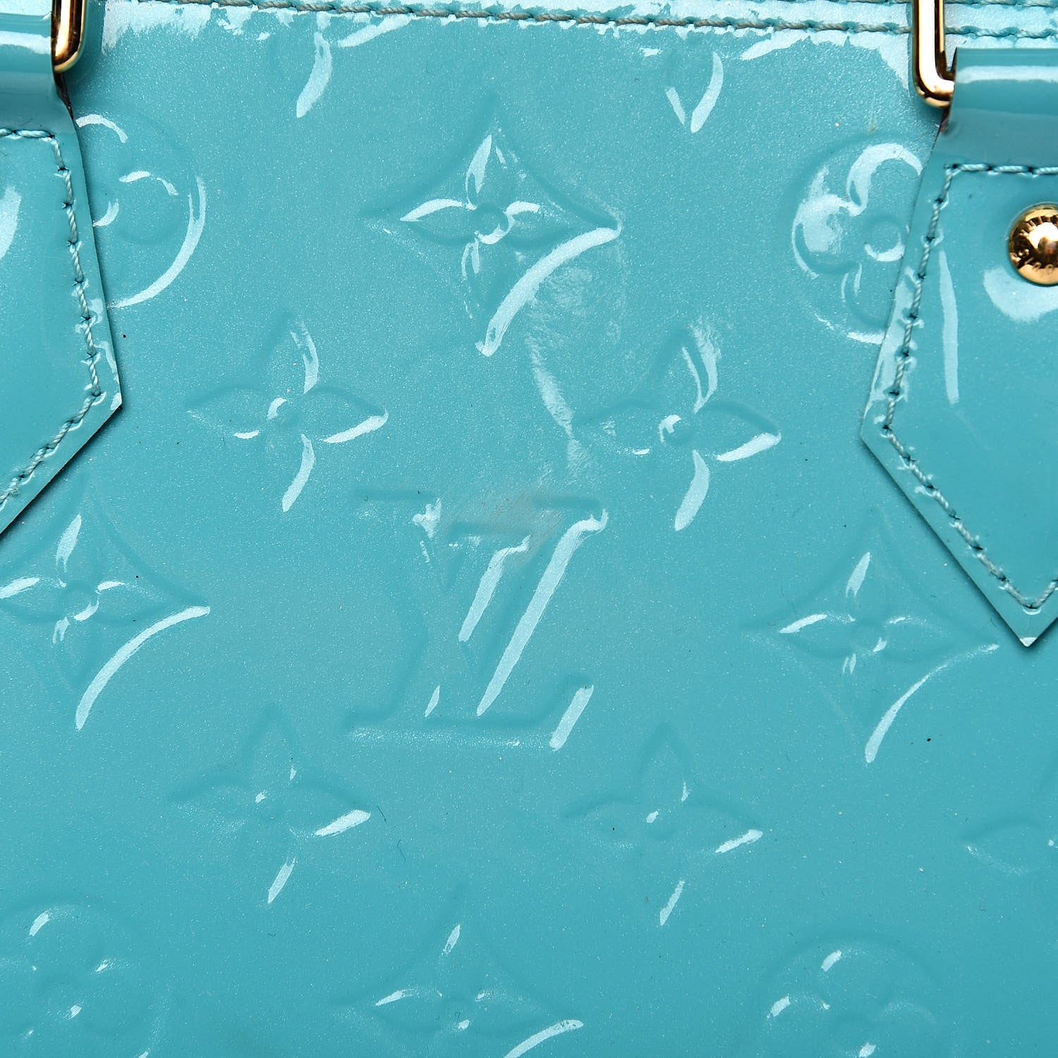 Louis Vuitton Vernis Alma PM Turquoise 13 of 18