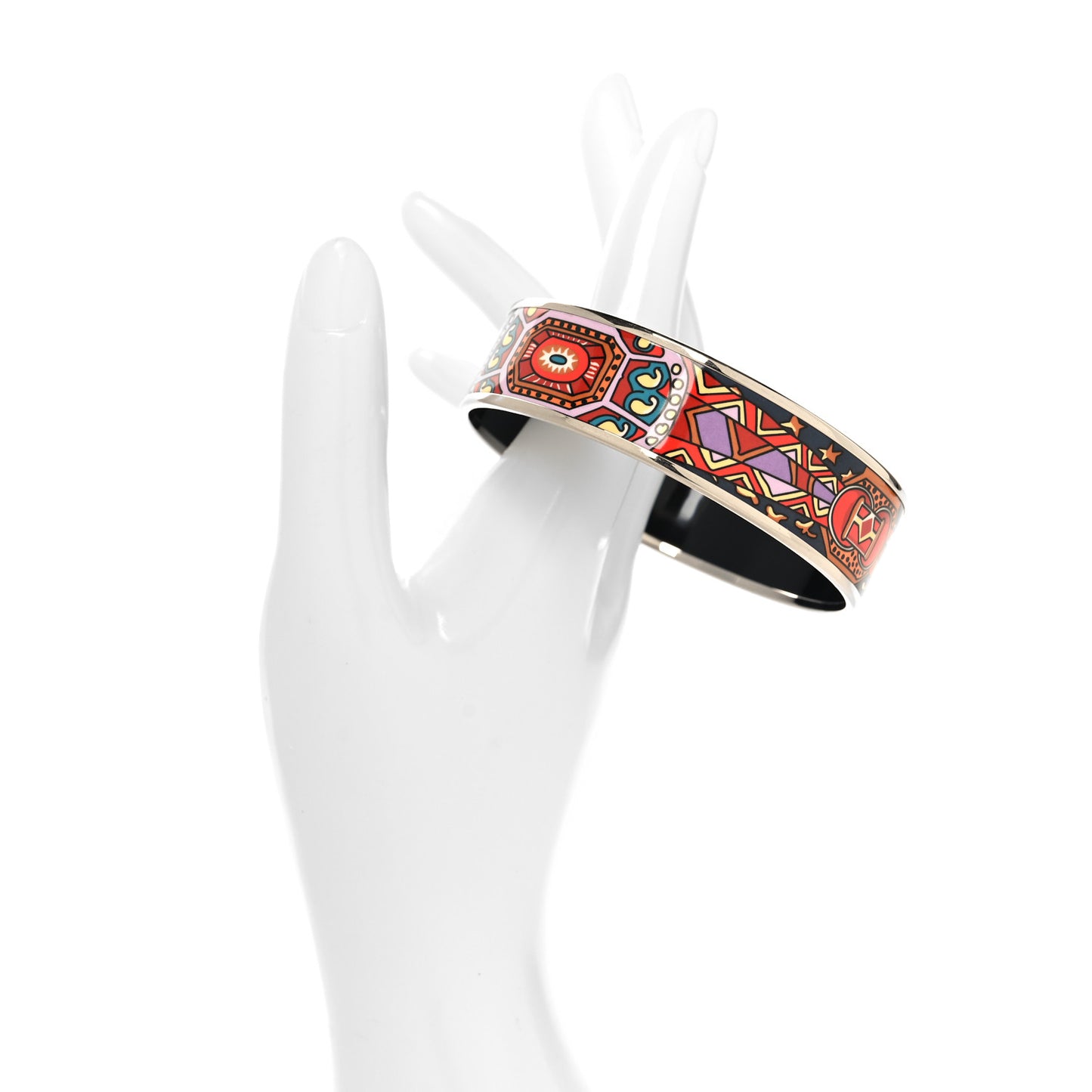 Enamel Printed Wide Bracelet 70