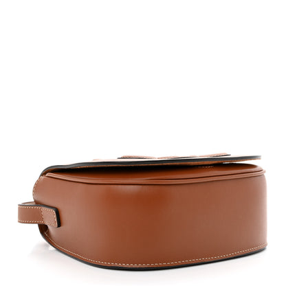 Celine Smooth Calfskin Cuir Triomphe Folco Crossbody Bag Tan 4 of 11