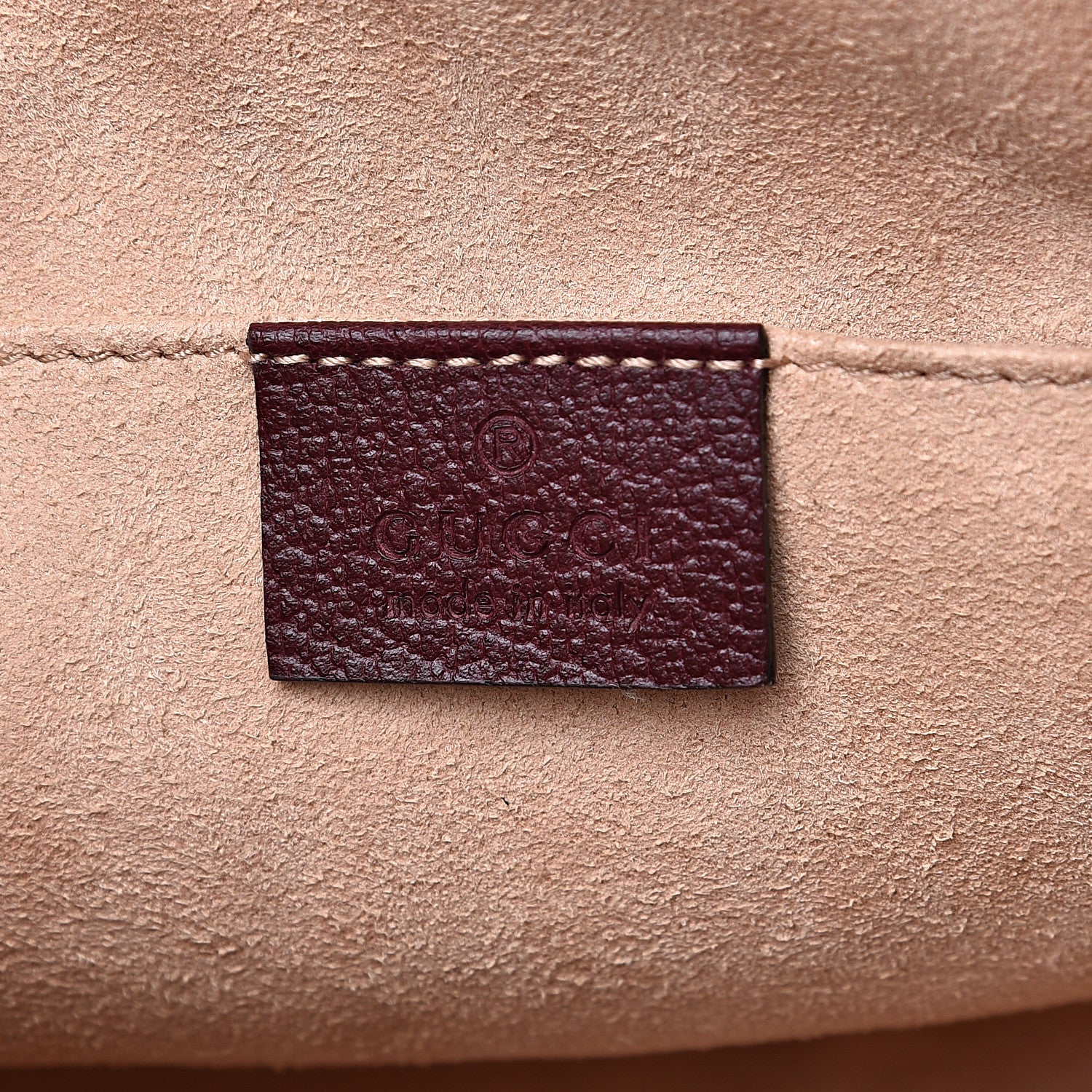 Gucci Textured Calfskin Web Small Ophidia Dome Shoulder Bag Vintage Bordeaux 6 of 10