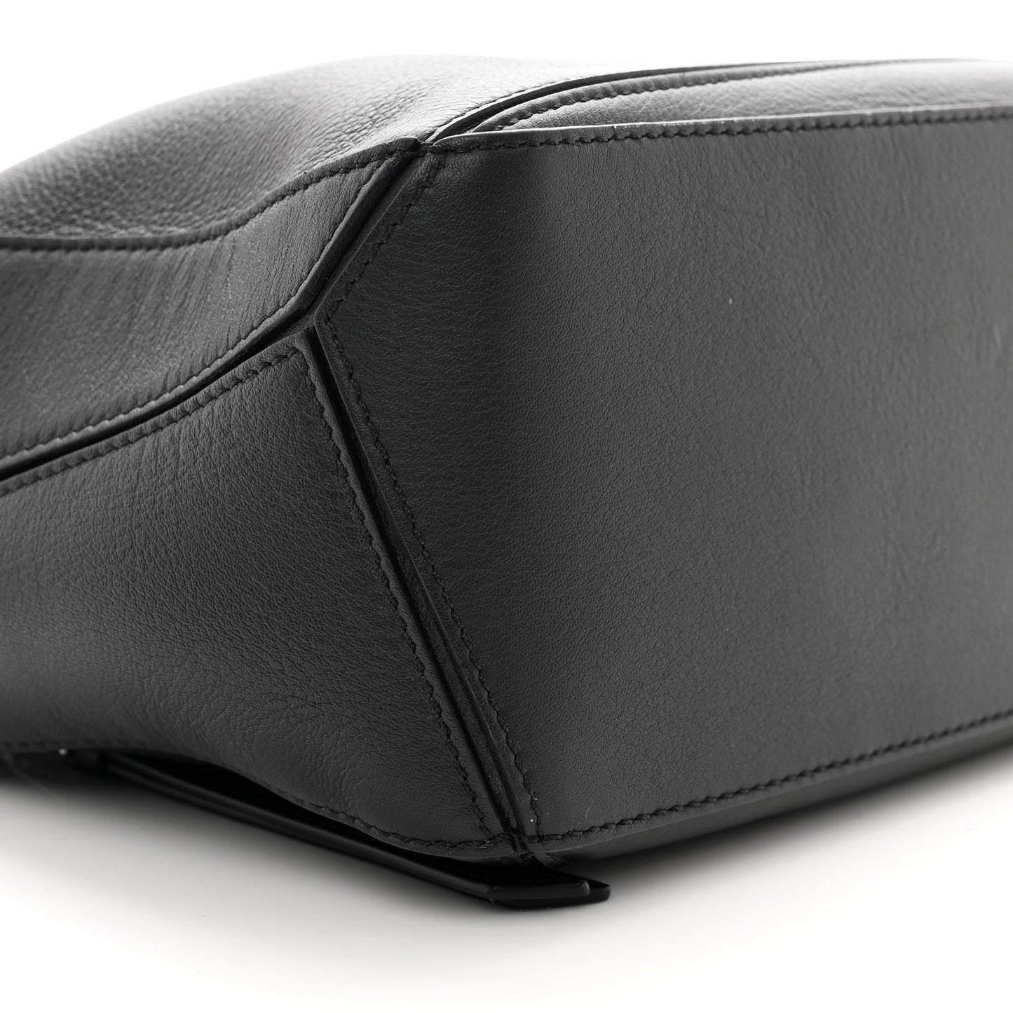 Calfskin Small Puzzle Bag Black