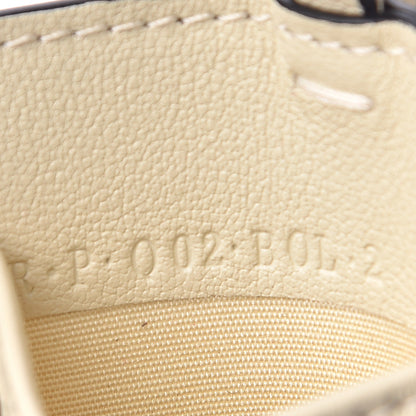 Valentino Garavani Vitello Rockstud Card Holder Keychain Ivory 5 of 7