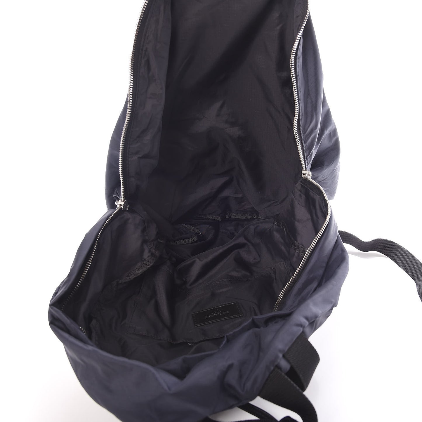 Nylon City Fold Up Backpack Belt Bag Navy